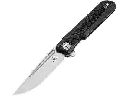 Bestechman Mini Dundee Double Detent Stonewash D2 Black G10 KMK08A