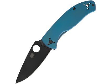 Spyderco Tenacious R.I.L. Titanium Blue Black Blade