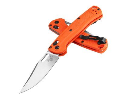 benchmade mini taggedout orange grivory 1