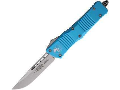 Microtech Combat Troodon Turq Stonewash Plain