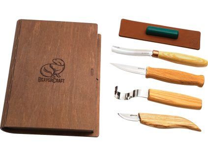 BEAVERCRAFT Spoon and Kuksa Carving Set - řezbářská sada