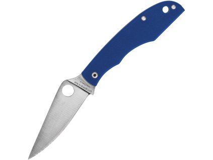 Spyderco Grasshopper Satin Sandvik Blue G10 C138GBLP