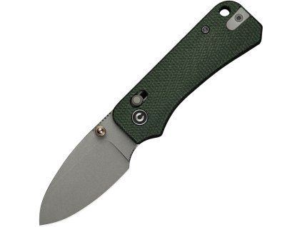 Civivi Baby Banter 2 Crossbar Stonewash NitroV Green Micarta C230743