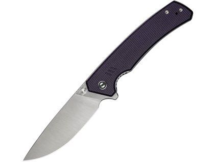 Civivi Merit Satin Sandvik Purple Micarta