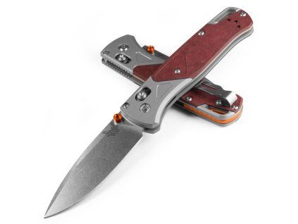 benchmade bugout 535 09 gray aluminium redstone richlite 1