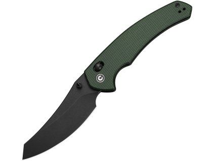 Civivi Sixgill Blackwash NitroV Green Micarta C240503