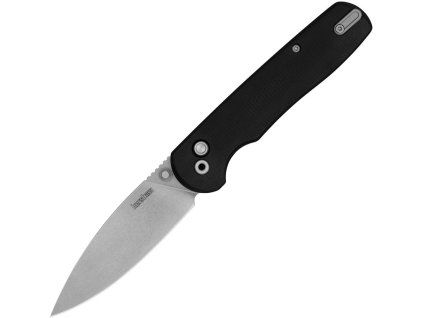 kershaw remnant stonewash d2 black micarta