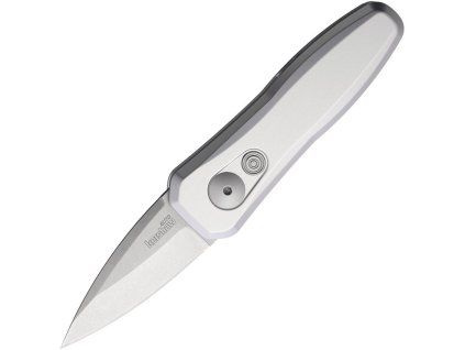 kershaw auto launch 4 satin cpm154 silver aluminum