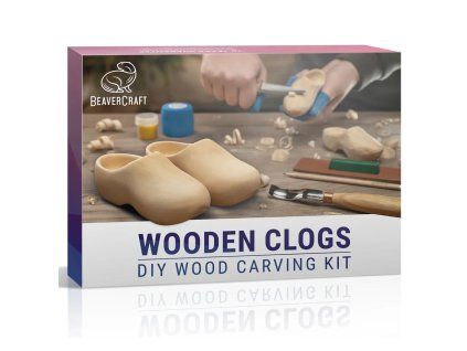 BEAVERCRAFT Clogs Carving Hobby Kit
