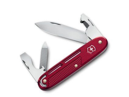 Victorinox Synergy Alox 93 mm red pocket knife with clip