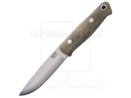 Bark River Bushcrafter II Green Matte Canvas Micarta 3V