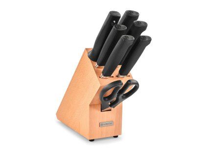 wusthof partner 8 piece knife beechwood block set 1091870801