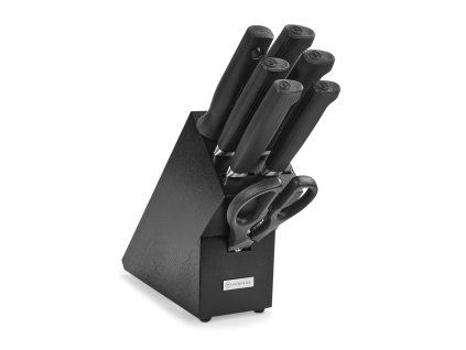 Wüsthof Partner 8-piece Knife Black Block Set 1091870803