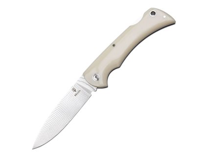 0124127 muela folding micarta white damascus bx 9wdx