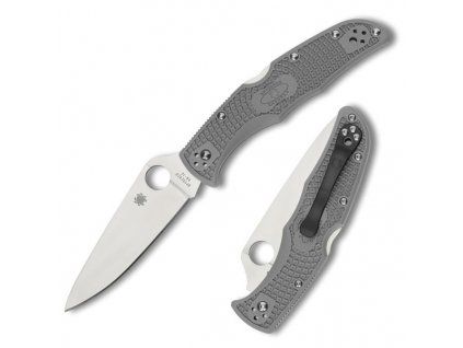 Spyderco Endura 4 Gray FRN Lightweight FlatGround C10FPGY