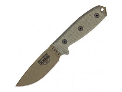 ESEE Plain Dark Earth Model 3 Sheath Black with MOLLE