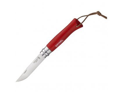 Opinel N°08 bushwhacker stainless steel červený
