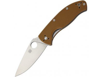 Spyderco Tenacious Brown PlainEdge C122GPBN