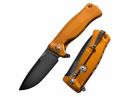 LionSTEEL SR-11 Aluminum Orange handle black blade SR11A OB