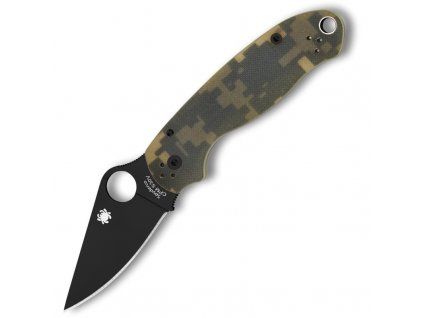 Spyderco Para 3 Digital Camo Black Blade