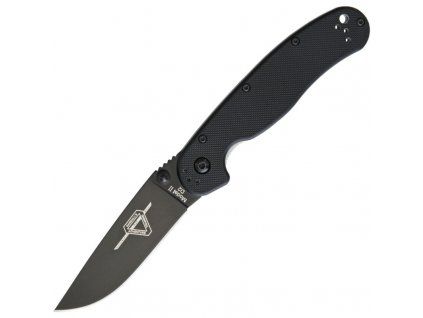 Ontario RAT II Linerlock Black D2 ON8830