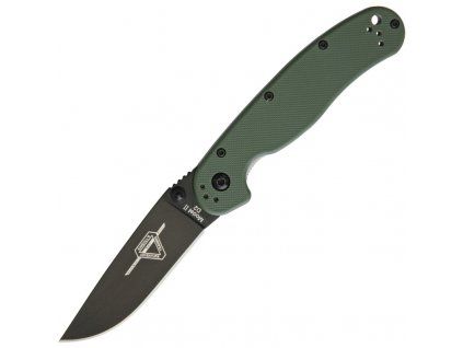 Ontario RAT II Linerlock OD Green D2 ON8830OD