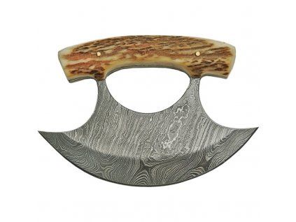 Damascus Ulu Knife