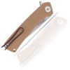 ACTA NON VERBA Z100 Mk.II - STONEWASH, LINER LOCK, PLAIN EDGE, G10,COYOTE