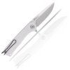 ACTA NON VERBA Z100 Mk.II - STONEWASH, LINER LOCK, PLAIN EDGE, G10,WHITE
