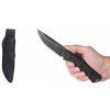 ACTA NON VERBA P200, Black, Cerakote/Plain Edge, Leather
