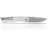ACTA NON VERBA Z200 - LINER LOCK, PLAIN EDGE, G-10 WHITE