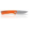 ACTA NON VERBA Z200 - LINER LOCK, PLAIN EDGE, G-10 ORANGE