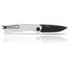 ACTA NON VERBA Z200 - DLC, LINER LOCK, PLAIN EDGE, G-10 WHITE
