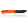 ACTA NON VERBA Z200 - DLC, LINER LOCK, PLAIN EDGE, G-10 ORANGE