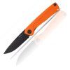 ACTA NON VERBA Z200 - DLC, LINER LOCK, PLAIN EDGE, G-10 ORANGE