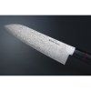 Kanetsune Namishibuki Santoku 180mm Damascus