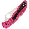 Spyderco Delica 4 Pink FRN PlainEdge