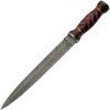 Damascus Red Black