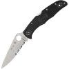Spyderco Endura 4 Redline Black FRN Lightweight Combination C10FPSBKRD