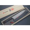 kanetsune namishibuki kiritsuke gyutou 210mm damascus