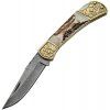 Damascus Stag Engraved Bolster