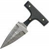 Damascus Push Dagger Micarta