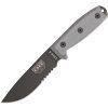 ESEE Serrated STAINLESS Black Model 4 with MOLLE