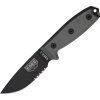 ESEE Serrated Black Model 3 Sheath Coyote Brown