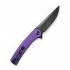civivi mini asticus black stonewash purple g10
