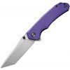 Civivi Brazen Stonewash Tanto Purple G10