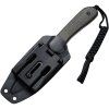 civivi elementum fixed blade satin finish green micarta
