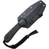 civivi elementum fixed blade satin finish green micarta