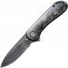 Civivi Elementum Damascus Gold Carbon