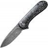 Civivi Elementum Damascus Silver Carbon